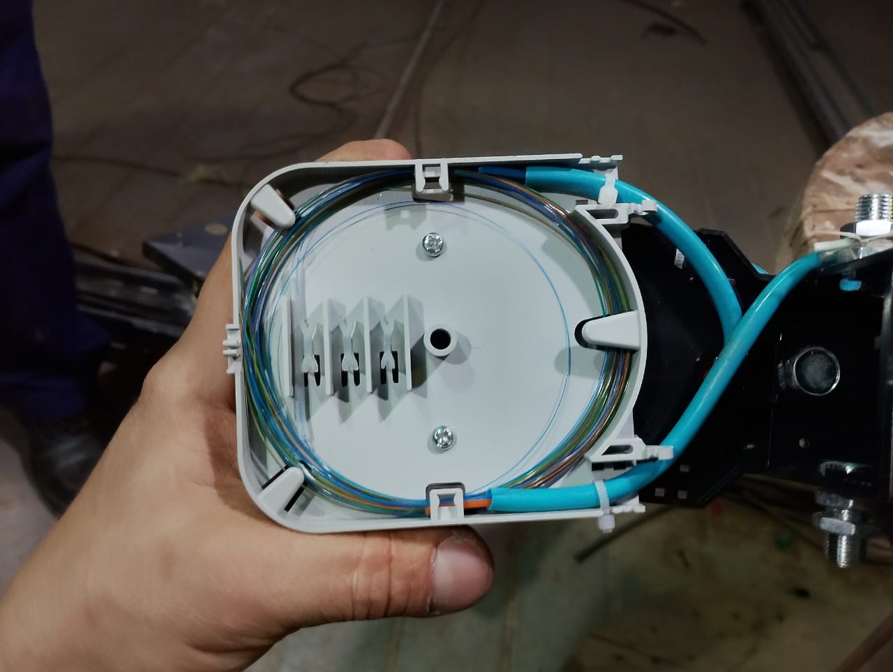 Armado prolijo de mufa o botellon de empalme